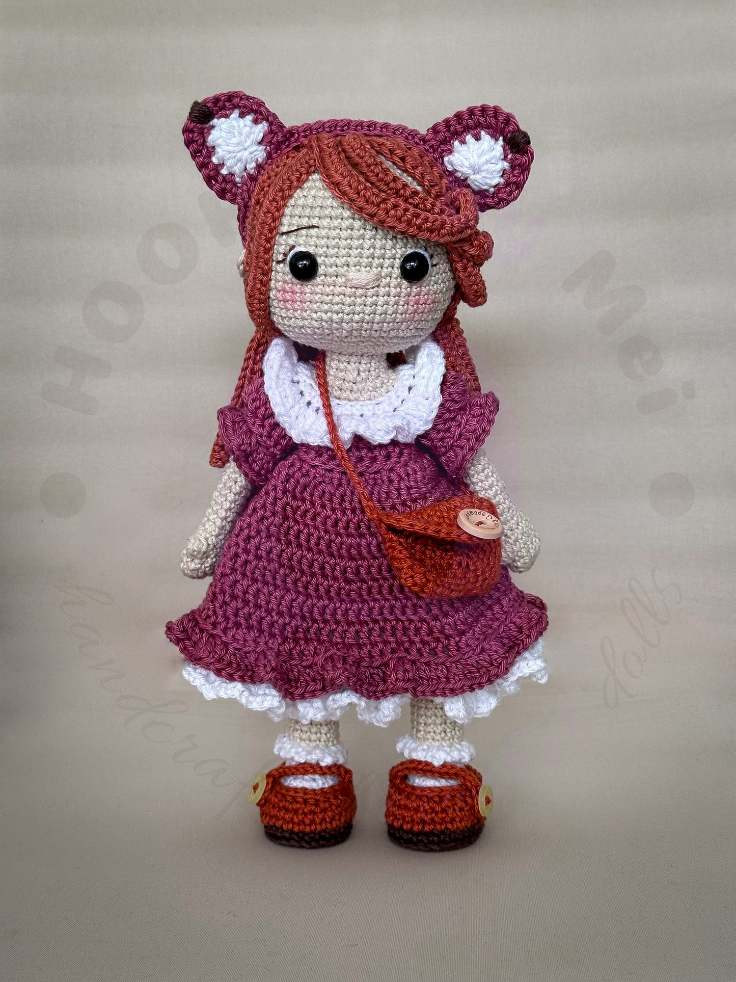 Fox Lady Amigurumi Doll